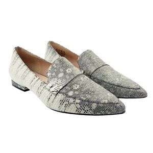 27‎ Edit Harlie Snakeskin Pointy Flats - Size 9.5